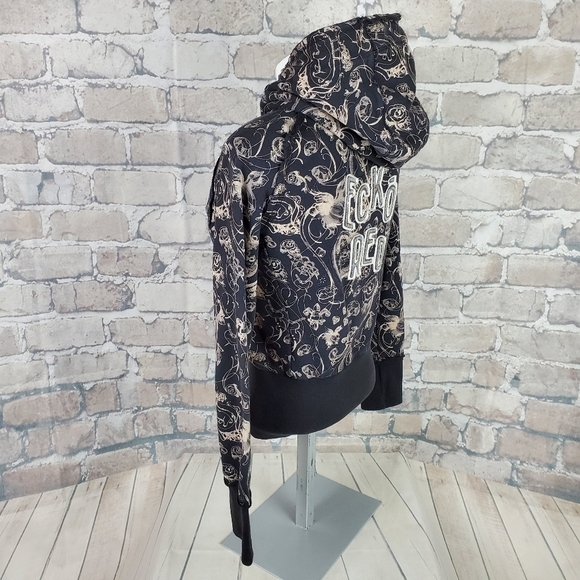 Red by Marc Ecko Hoodie Black Beige Size Medium - Picture 12 of 13